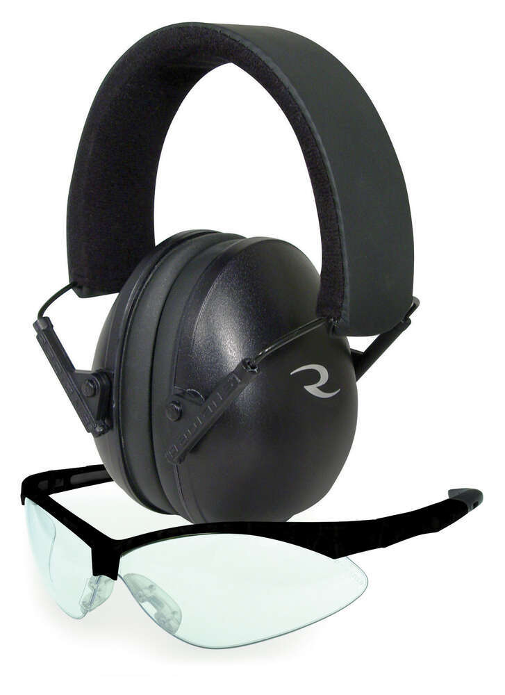Safety Protection Radians Ready Series Combo Lowset Black EM with Outback Black Clr Glass