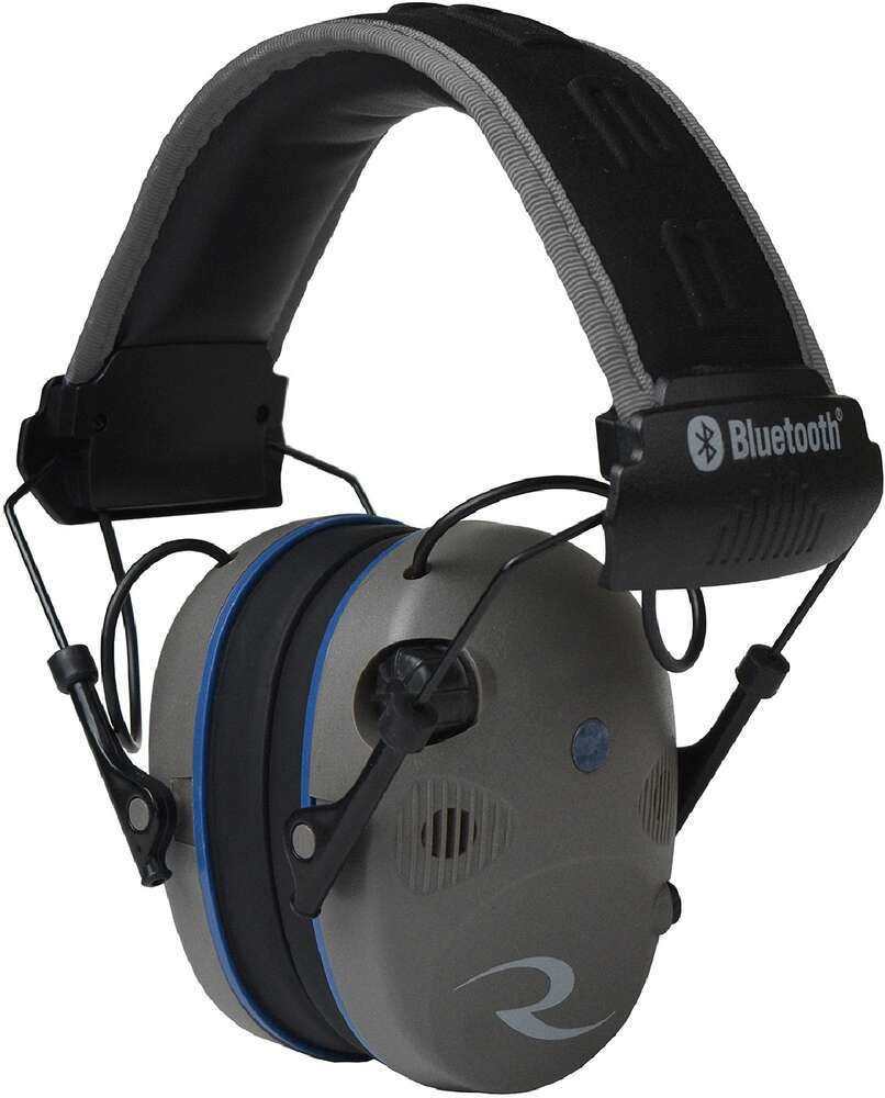 Safety Protection Radians Ready Series Pewter/Black Bluetooth Quad Microphone Electronic Earmuff Wireless