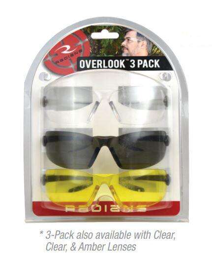 Safety Protection Radians 3 Pack RAD OV3-114CS   RAD OVERLOOK 3 PACK • Model: 3 Pack