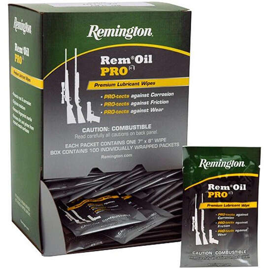 Cleaning Equipment Remington ZPAP M70 REM OIL PRO3 PREMIUM 100 CT BOX