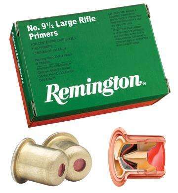 Ammunition Remington Ready Series REMINGTON PRIMER 9-1/2 LARGE RIFLE 1000/CT