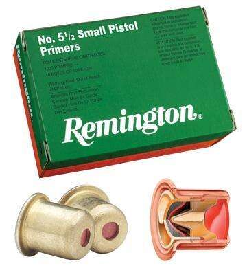 Ammunition Remington Ready Series REMINGTON PRIMER 5-1/2 SMALL PISTOL 1000/CT