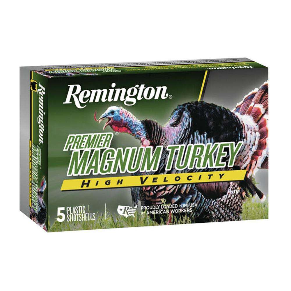 Ammunition Remington Ready Series 20Gauge REMINGTON PREMIER HV MAGNUM TURKEY LOADS 20GA 3" 1 1/8OZ 5 AMMO 5RD