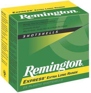 Ammunition Remington Ready Series 20Gauge REMINGTON EXPRESS XLR EXTRA LR LOADSS 20GA 2-3/4IN 1OZ 4 AMMO 25RD