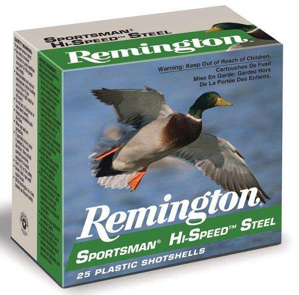 Ammunition Remington Ready Series 20Gauge3" REMINGTON SPORTSMAN HI-SPEED STEEL LOADS 20GA 3IN 1OZ 2 AMMO 25RD