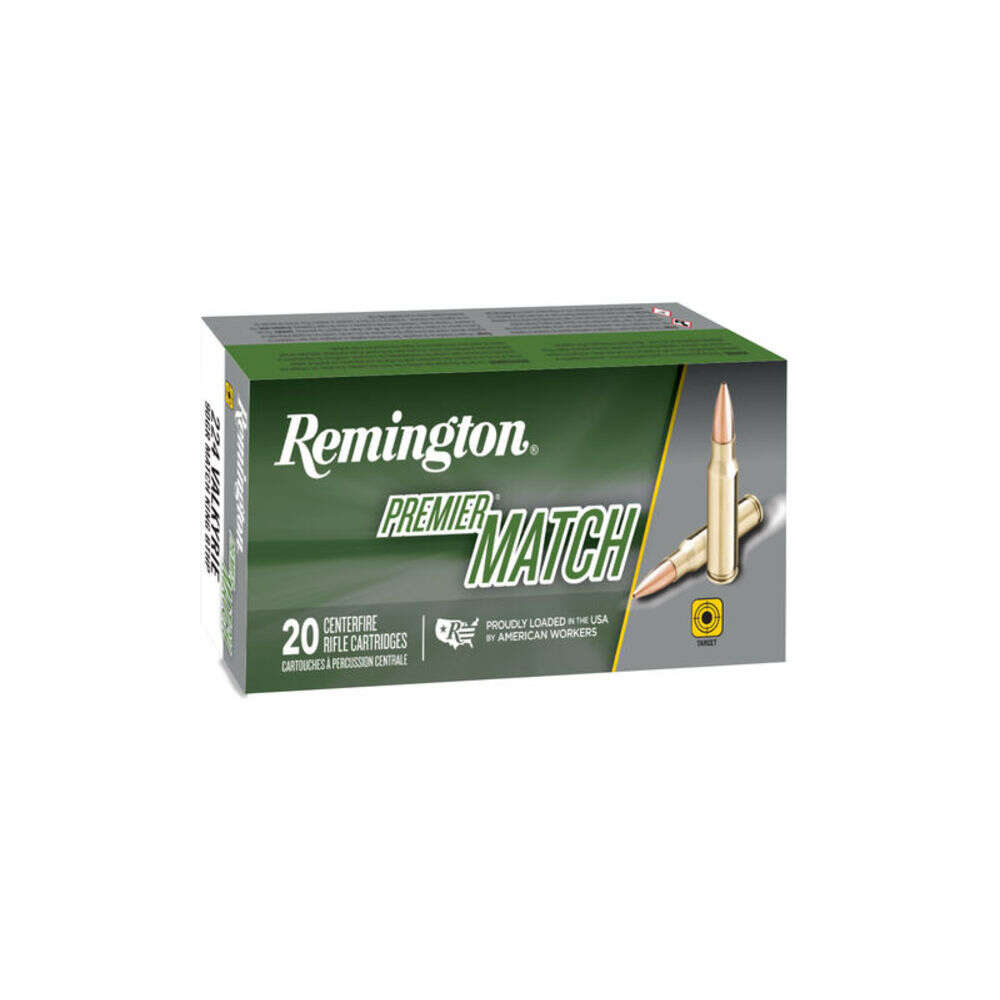 Cleaning Equipment Remington Ready Series REMINGTON PREMIER MATCH 224 VALKYRIE 90GR MATCHKING BTHP AMMO 20RD