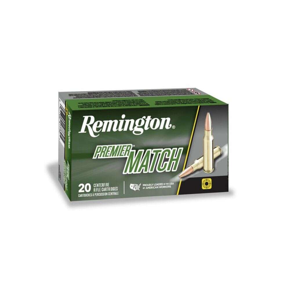 Cleaning Equipment Remington Ready Series REMINGTON PREMIER MATCH 308 WIN 168GR MATCHKING BTHP AMMO 20RD