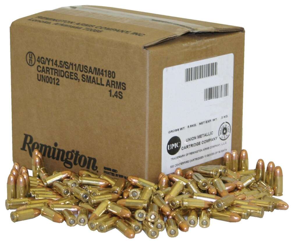 Ammunition Remington Ready Series 9mm REMINGTON UMC 9MM LUGER 115GR FMJ AMMO 1000RD