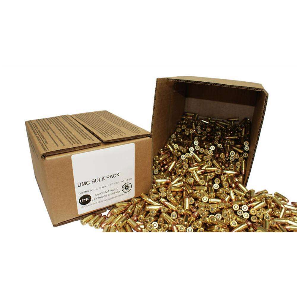 Ammunition Remington Ready Series 9mm REMINGTON UMC 9MM LUGER 115GR FMJ AMMO 500RD • Model: Ready Series