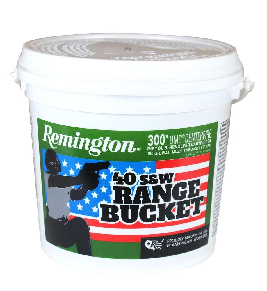 Ammunition Remington Ready Series 40SW REMINGTON RANGE BUCKET UMC 40 S&W 180GR FMJ AMMO 300RD