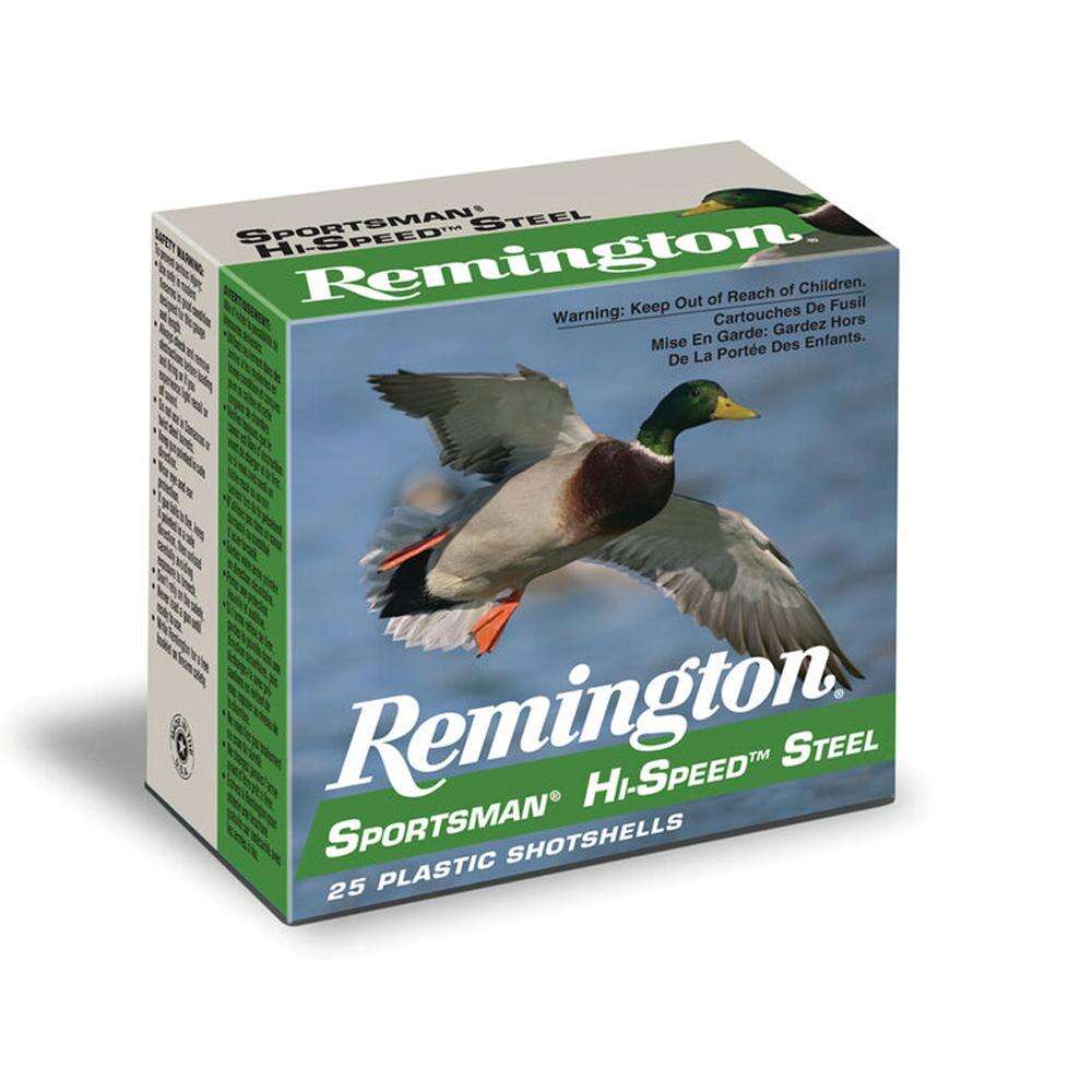 Ammunition Remington Ready Series 10Gauge REMINGTON SPORTSMAN HI-SPEED STEEL LOADS 10GA 3-1/2IN 1-3/8OZ 2 AMMO 25RD • Model: Ready Series