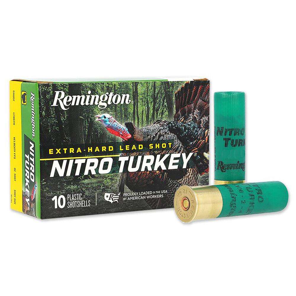 Ammunition Remington Ready Series 12Gauge REMINGTON NITRO TURKEY MAGNUM LOADS 12GA 2-3/4IN 1-1/2OZ 4 AMMO 10RD