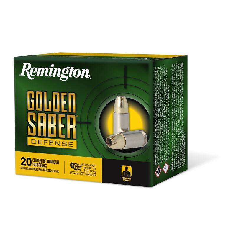 Cleaning Equipment Remington Ready Series REMINGTON GOLDEN SABER DEFENSE 357 MAG 125GR BJHP AMMO 20RD