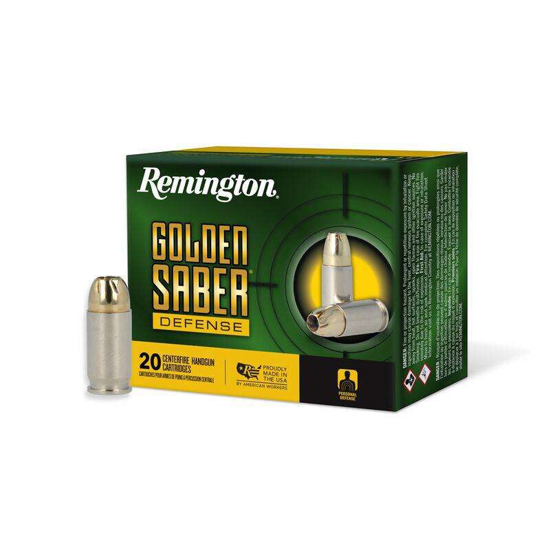 Cleaning Equipment Remington Ready Series REMINGTON GOLDEN SABER DEFENSE 380 AUTO 102GR BJHP AMMO 20RD