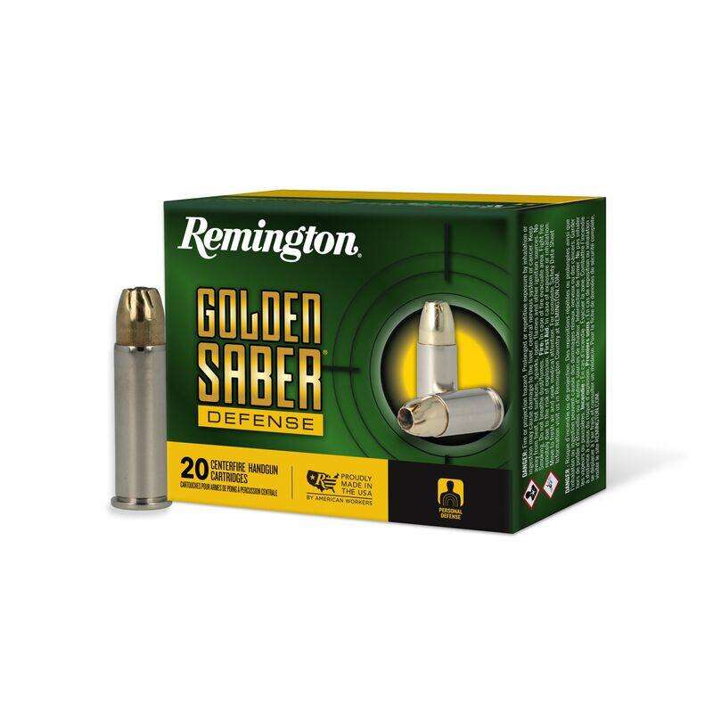 Cleaning Equipment Remington Ready Series REMINGTON GOLDEN SABER DEFENSE 38 SPL +P 125GR BJHP AMMO 20RD