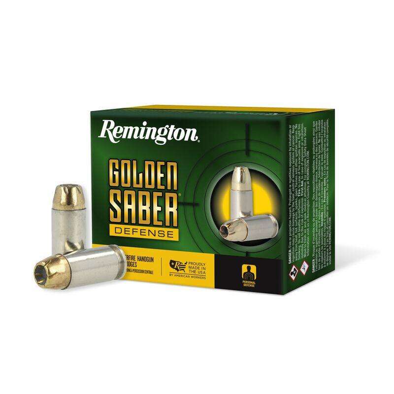 Cleaning Equipment Remington Ready Series REMINGTON GOLDEN SABER DEFENSE 40 S&W 180GR BJHP AMMO 20RD