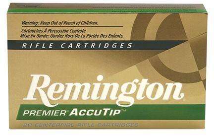 Ammunition Remington Ready Series 222Rem REMINGTON PREMIER 222 REM 50GR ACCUTIP-V BOAT TAIL AMMO 20RD