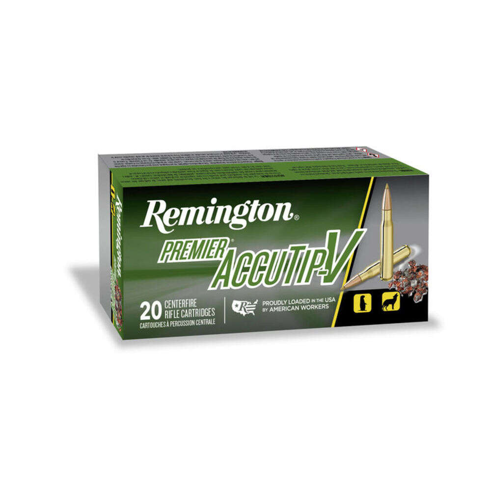 Ammunition Remington Ready Series 243Win REMINGTON PREMIER 243 WIN 75GR ACCUTIP-V BOAT TAIL AMMO 20RD