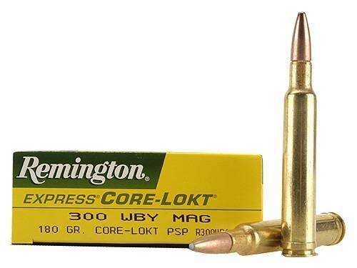 Ammunition Remington Ready Series 300WBYMag REMINGTON 300 WBY MAG 180GR CORE-LOKT PSP AMMO 20RD