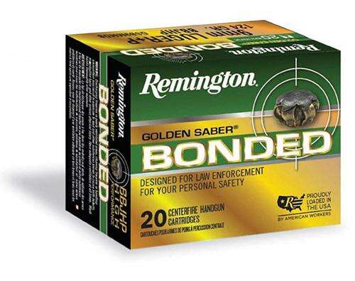 Ammunition Remington Ready Series 40SW REMINGTON GOLDEN SABER 40 S&W 165GR BJHP BONDED AMMO 20RD