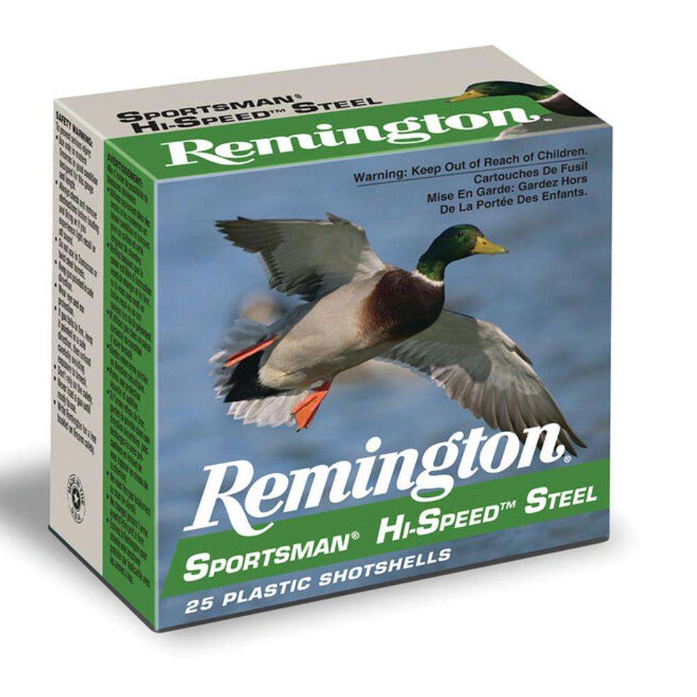 Ammunition Remington Ready Series 10Gauge REMINGTON SPORTSMAN HI-SPEED STEEL LOADS 10GA 3-1/2IN 1-3/8OZ BB AMMO 25RD • Model: Ready Series