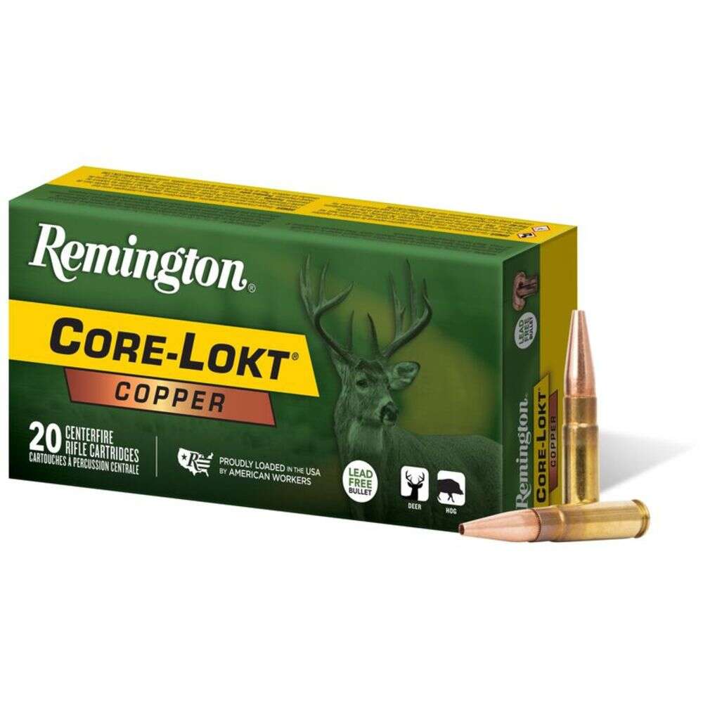 Cleaning Equipment Remington Ready Series REMINGTON 300 AAC BLACKOUT 120GR CORE-LOKT COPPER HP 20rd