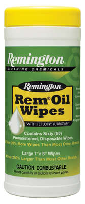 Cleaning Equipment Remington REM REM-OIL POP-UP WIPES 60 PER PK • Model: 