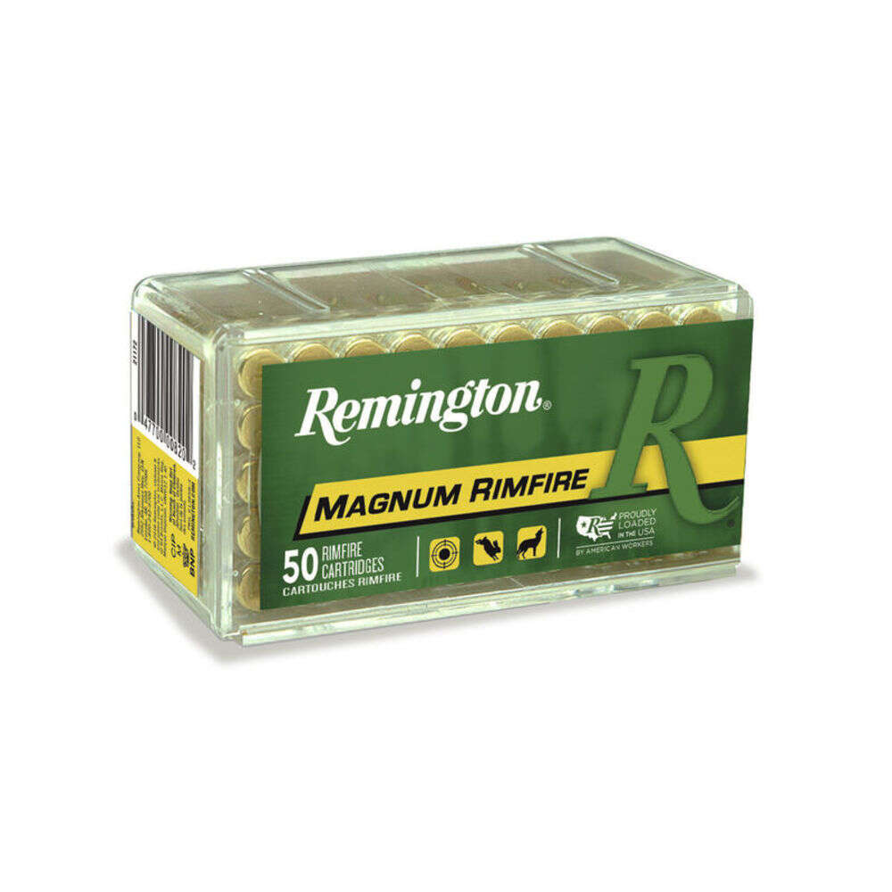 Ammunition Remington 4.50" 17HMR AMMO 17 HMR 20GR PSP MAG RIMFIRE 50/RD