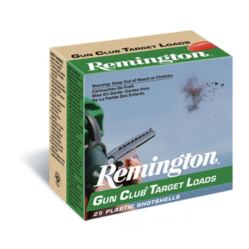 Ammunition Remington 4.50" AMMO 12GA 8 SHOT 2.75 TARGET 25RD/BX