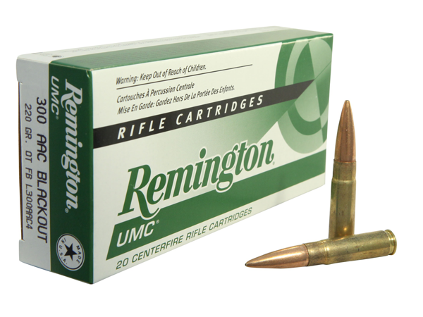 Ammunition Remington UMC 300Blackout REM UMC 300BLK 220GR OTFB 20/200