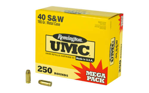 Ammunition Remington UMC 40SW REM UMC MP 40SW 165GR FMJ 250/1000