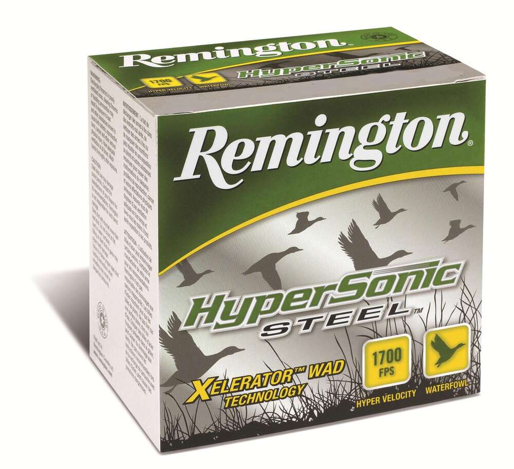 Ammunition Remington Hypersonic 12Gauge REM HYPSNC STL 12GA 3.5" #4 25/250