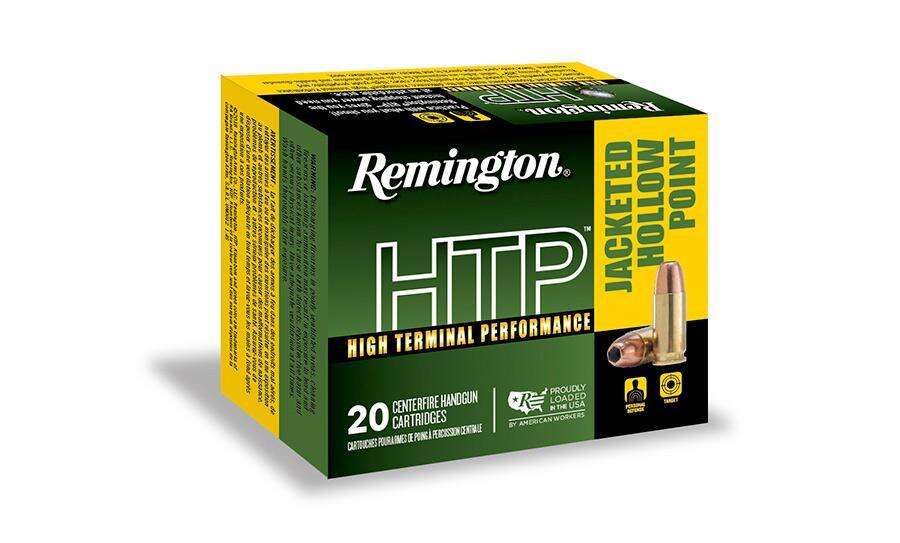 Ammunition Remington High Terminal Performance 9mm REM HTP 9MM +P 115GR JHP 20/500