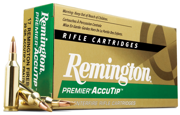 Ammunition Remington Premier AccuTip REM PRMR ACCU 17FIREBALL 20GR 20/200