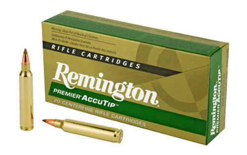 Ammunition Remington Premier AccuTip 204Ruger REM PRMR ACCU 204RUG 40GR 20/200