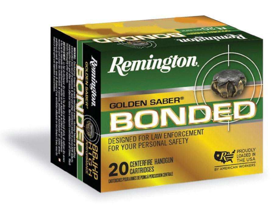 Ammunition Remington Golden Saber 9mm REM GOLDEN SBR 9MM 147GR 20/500