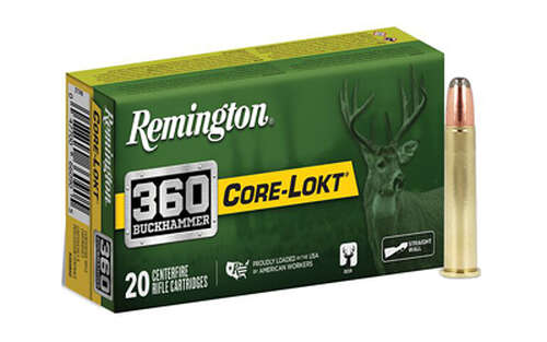 Ammunition Remington Core Lokt REM 360 BCKHMR 200GR CL SP 20/200