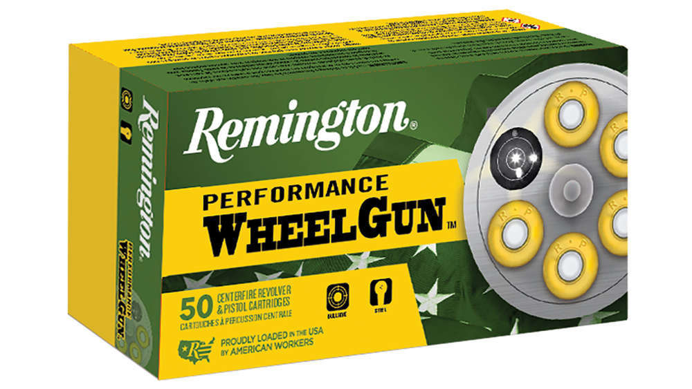 Ammunition Remington 344 ft lbs 45Colt REM 22338 RPW45C1  WHEELGUN 45C    225SWC    50/10