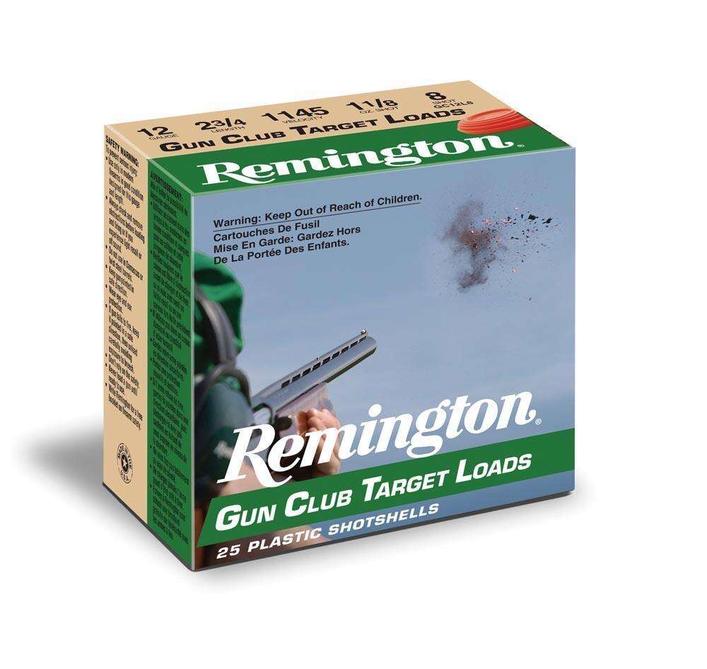 Ammunition Remington 7/8 oz 20Gauge REM 20239 GC207     GUN CLUB 7.5  7/8        25/10 • Model: 7/8 oz