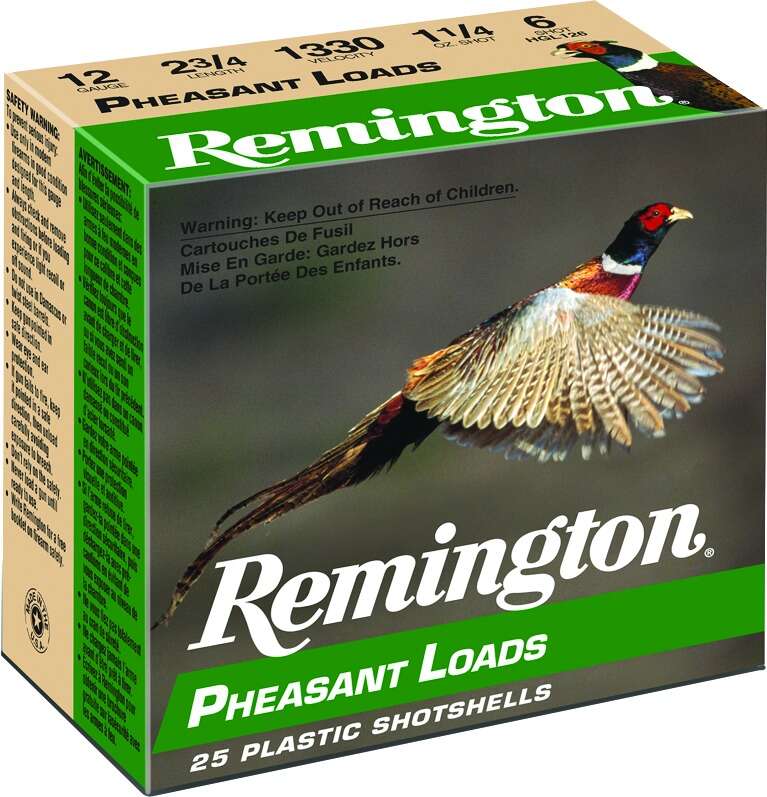 Ammunition Remington 1 3/8 oz 12Gauge REM 28632 NP12M4 NTR PHSNT 12G 2.75 4SHT13/8 25/10