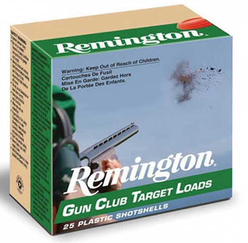 Ammunition Remington 1 1/8 oz 12Gauge REM 20248 GC12L9   GUN CLUB 12GA   9SHT 11/8 25/10 • Model: 1 1/8 oz