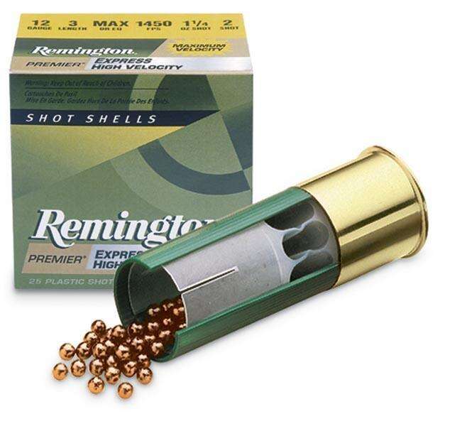 Ammunition Remington 1 1/4 oz 12Gauge REM 20147 SP125  EXPRES 12GA 2.75 5SHT  11/4 25/10