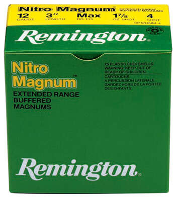 Ammunition Remington 1 1/2 oz 12Gauge REM 26678 NM12S4 NRT UPLMG 12 2.75 4SHT 11/2 25/10 • Model: 1 1/2 oz