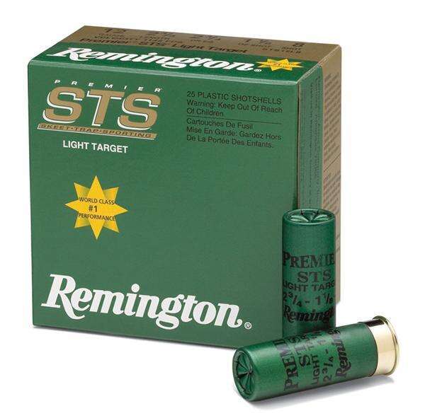 Ammunition Remington 1 1/8 oz 12Gauge REM 20114 STS12L85 PRM STS 12 2.75 8SHT 11/8 25/10