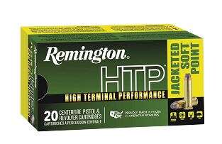 Ammunition Remington 742 ft lbs 44Magnum REM 23002 RTP44MG2A  HTP 44M       240JSP    20/25