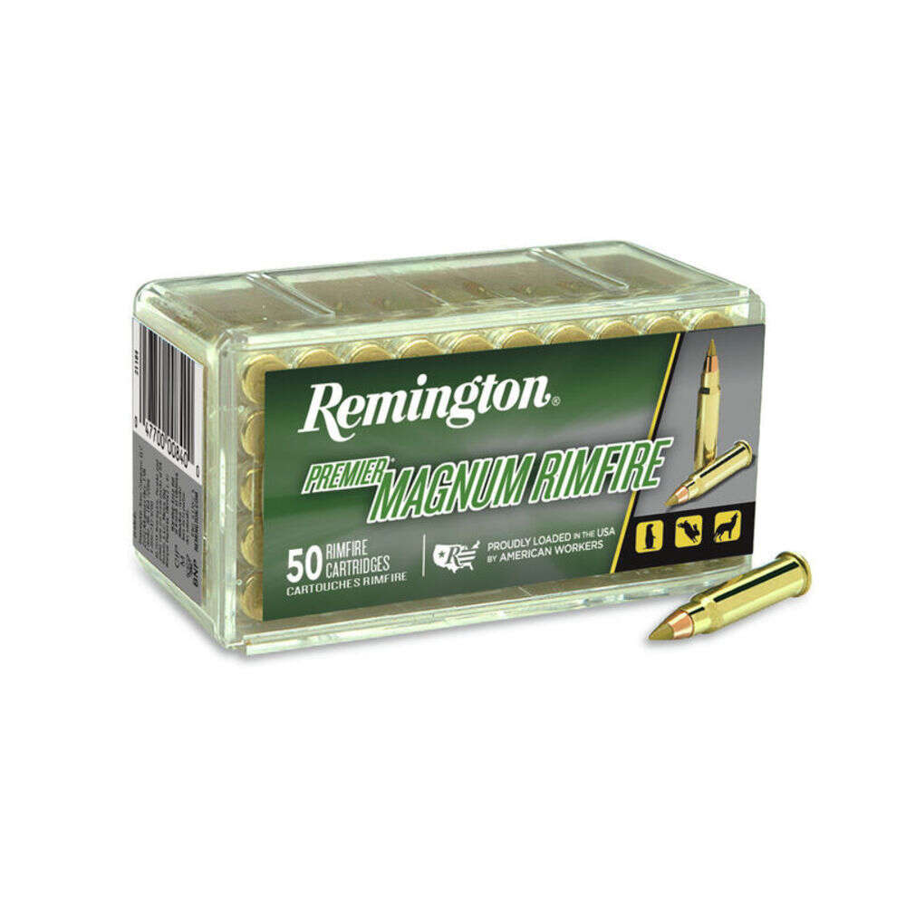 Ammunition Remington 245 ft lbs 17HMR REM 20023 R17HM1   17HMR 17 JHP              50/40