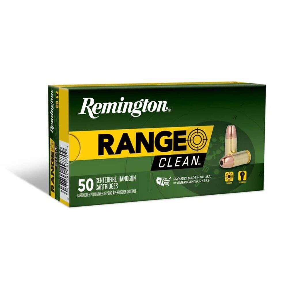 Ammunition Remington 335 ft lbs 9mm REM 27681  RC9MM11  RNG CLN  9MM   115 FNEB  50/10 • Model: 335 ft lbs