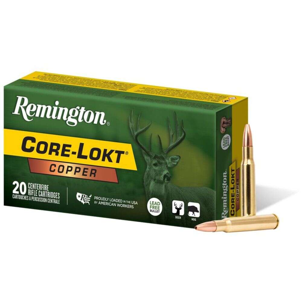 Ammunition Remington 2820 ft lbs 30 06 REM R27853         3006     150 CL COPP HP   20/10