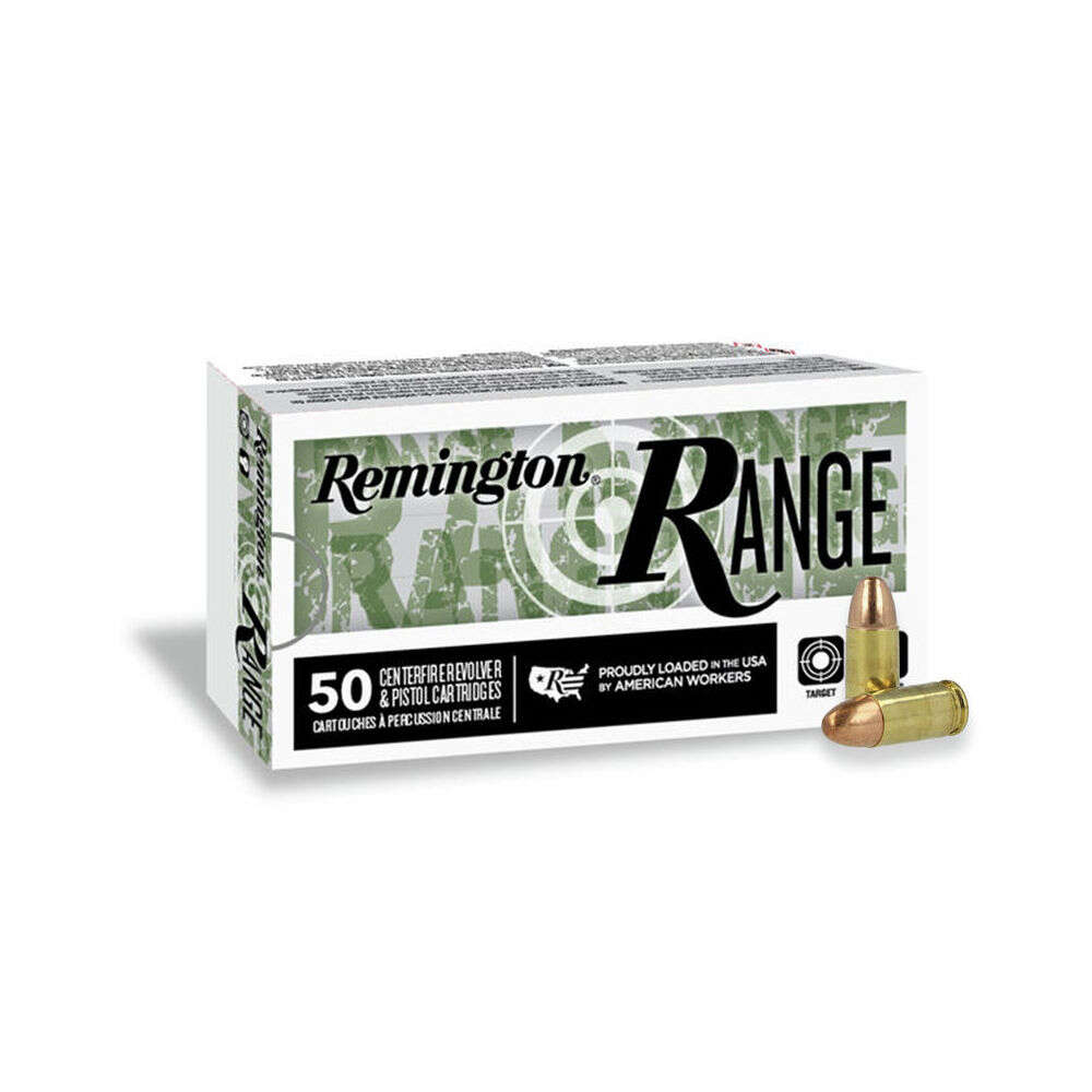 Ammunition Remington 335 ft lbs 9mm REM R27778        9MM  115       RANGE       50/20