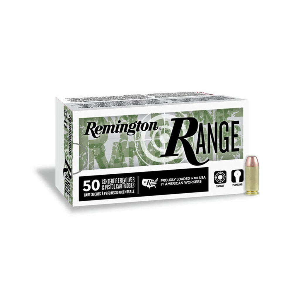 Ammunition Remington 392 ft lbs 40SW REM R27781        40SW 180 FMJ   RANGE       50/20 • Model: 392 ft lbs